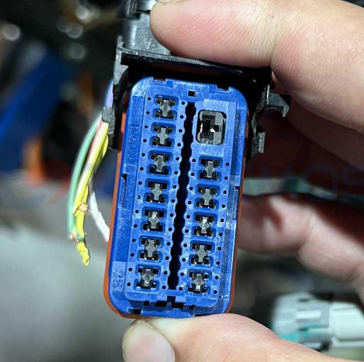 Car Connector For Buick computer board blue large Pin out 49 Pins CT49-0014M-3