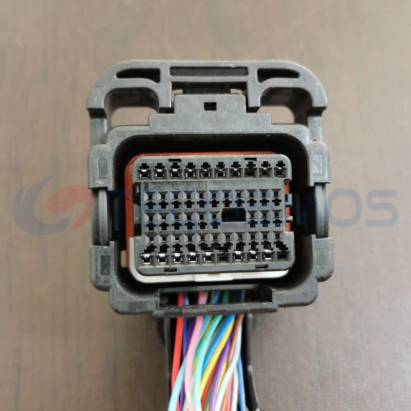 Car Connector For Honda computer board plug back cover bent full hole 51 pin CT51-0001M-2